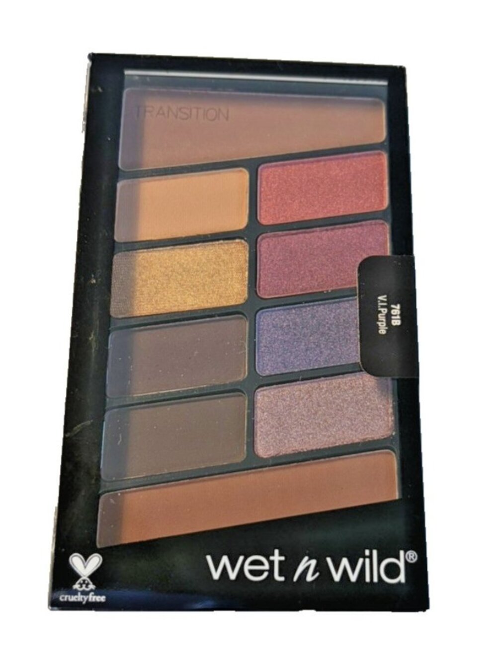 Wet N Wild Color Icon Eyeshadow 10 Pan Palette 761B V.I. Purple NEW Sealed
